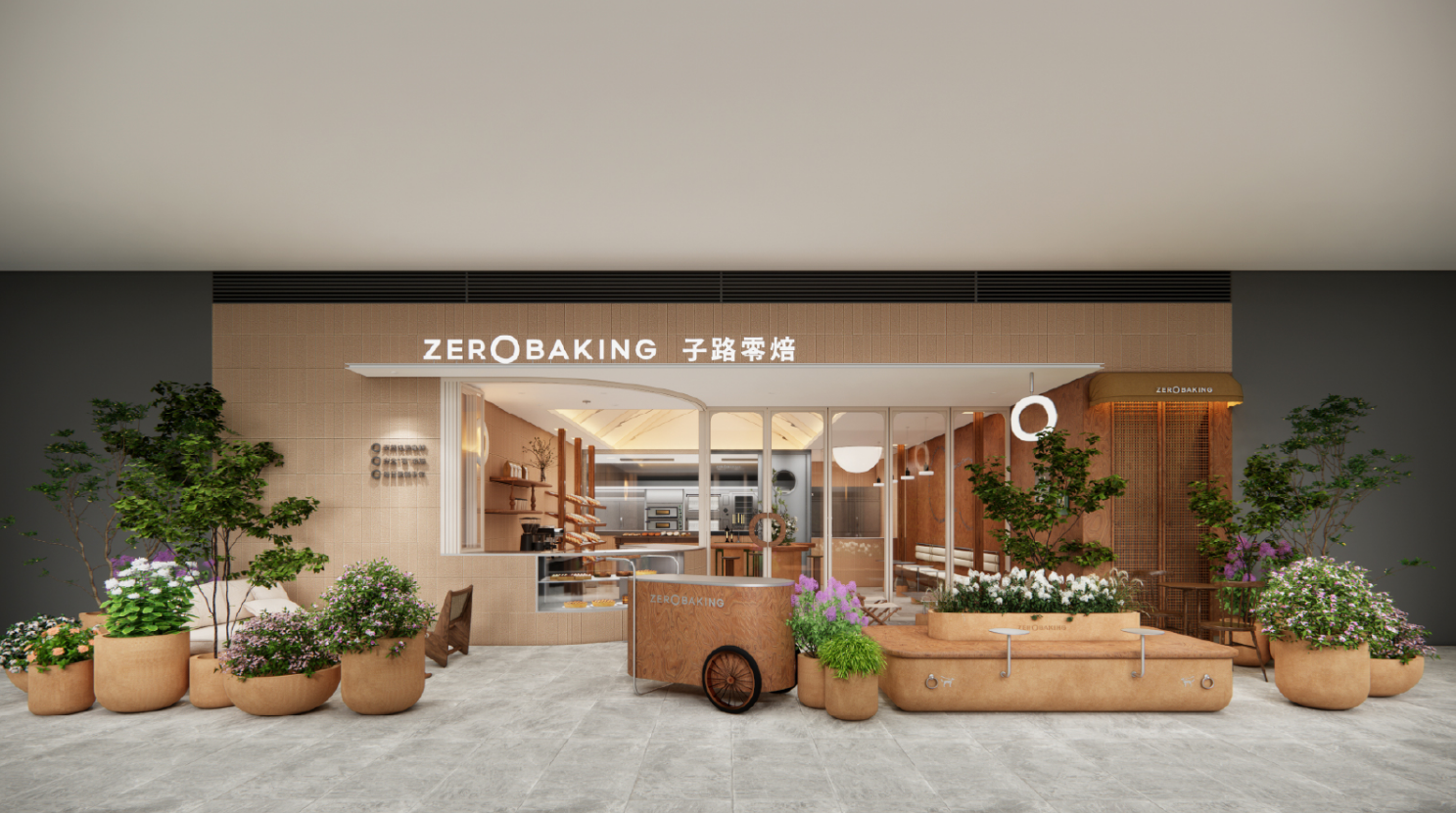 深圳茶饮全案设计公司亚空间:酸奶奶昔空间设计怎么解决容易过时的网红感